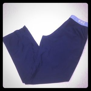 Nike vintage navy and baby blue jogging pants